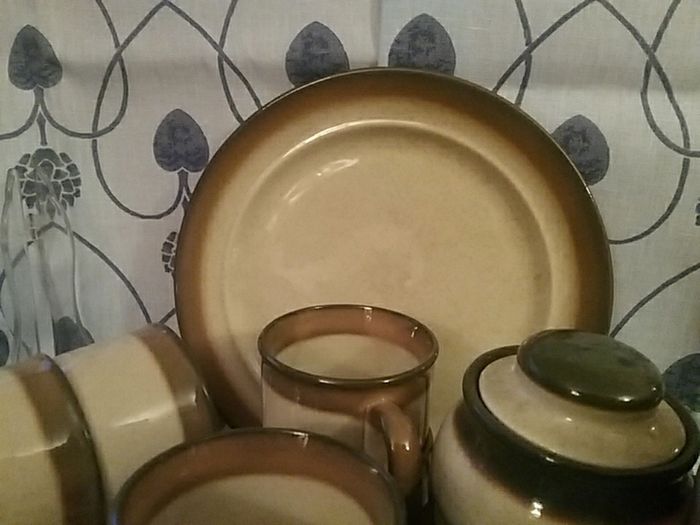 Twenty One Piece Polish Tea/Coffee Pottery Set