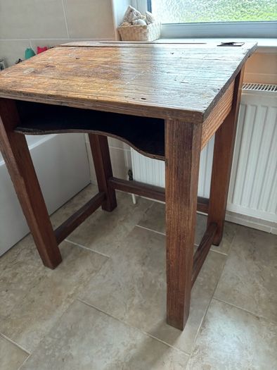 vintage school desk