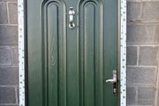 New PVC door with side panels