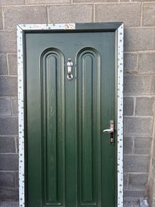New PVC door with side panels