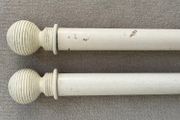 Curtain Rail and Tie Backs
