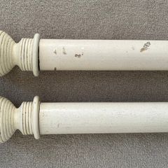 Curtain Rail and Tie Backs