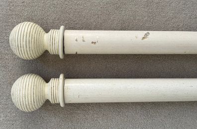 Curtain Rail and Tie Backs