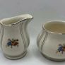 1950s  Sadler England Creamer & Sugar Bowl Set | Floral Pattern 4159 Image 2