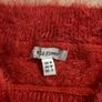 New Red Fluffy Wild Flower Jumper Image 3