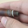 Vintage Yemeni Suliemani Natural Stripe Pattern Agate Bead Image 8