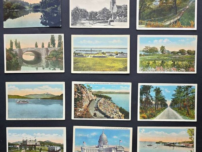 100 Vintage Postcards Lot Cards  Worldwide Mix