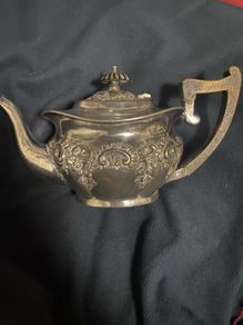 Antique : Birmingham silver plated kettle (1890s/1900's)