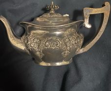 Antique : Birmingham silver plated kettle (1890s/1900's)