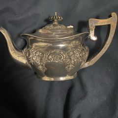 Antique : Birmingham silver plated kettle (1890s/1900's)