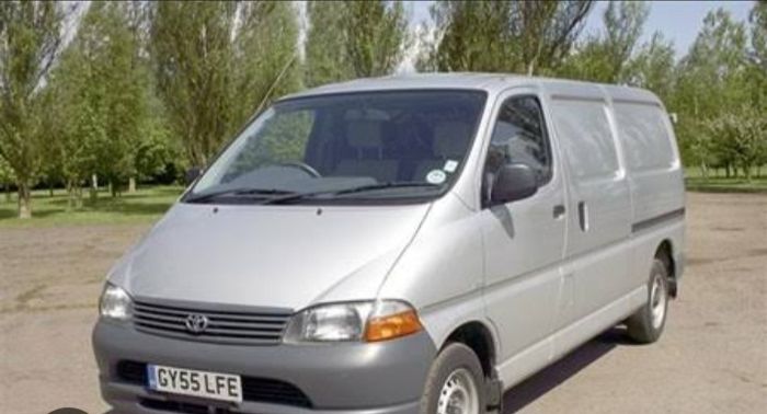 all toyota hiace vans wanted