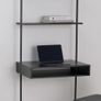 Leaning ladder style desk, metal, black Image 2