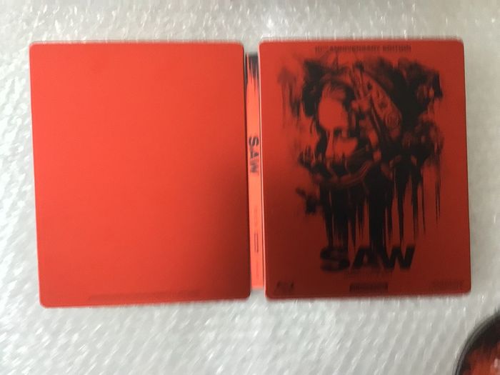 Saw Directors Cut 10th Anniversary Steelbook Red Edition