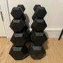 Hex Dumbbells Full Set (high quality) Image 3