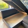 Used IKEA FRIHETEN Corner Sofa Bed with Under Seat Storage  Dark Grey Image 2