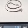 Vintage Italian 925 Sterling Silver Flat Curb Bracelet Image 10