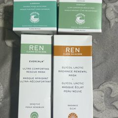 REN clean skincare MASKS BNIB genuine vegan