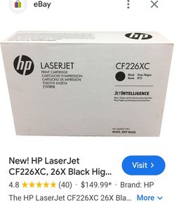 Hp laserjet print cartouche Black
