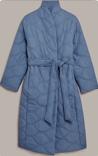 PER UNA M&S belted puffer coat size 12, NEW