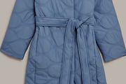 PER UNA M&amp;S belted puffer coat size 12, NEW