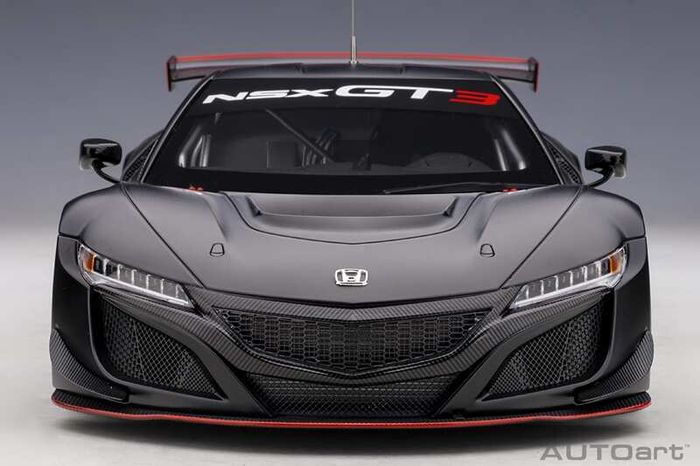 Honda Nsx Gt3 Matt Black - Autoart - 1/18 - New In Box