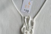 BNWT - A Beautiful Ivory Top - Read Carefully - #