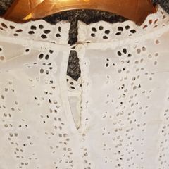 Lovely White Cotton Top Size 14