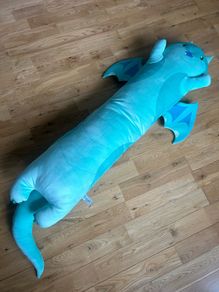 Large stuffed dragon