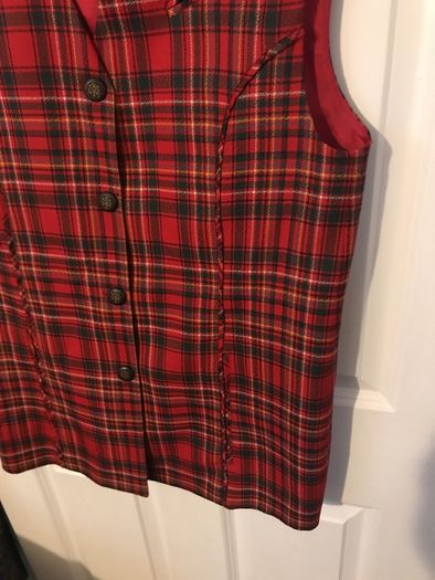 vintage sleeveless blazer