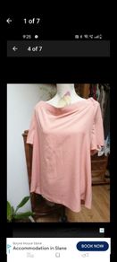 F&F peach coldshoulder top, new with tags.