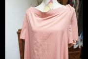 F&amp;F peach coldshoulder top, new with tags.