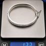 925 Vintage Sterling Silver Bangle, Birmingham 1973 Image 10