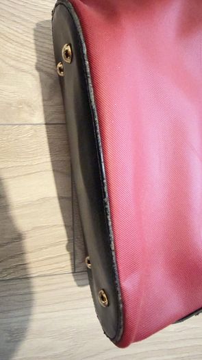 Matmazel Burgundy & Black Crossbody Bag