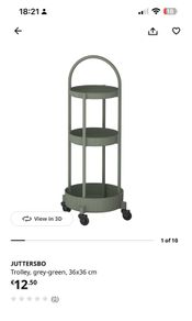 Brand New Boxed - Ikea Trolley - Green
