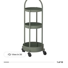 Brand New Boxed - Ikea Trolley - Green