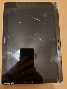 HUAWEI MEDIATAB T3 AGS-W09, Damaged screen and Google FRP Locked, for parts or repair