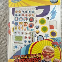 New - Paper Craft Dress Up Superhero