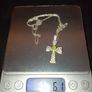 Sterling silver chain with cross Image 2
