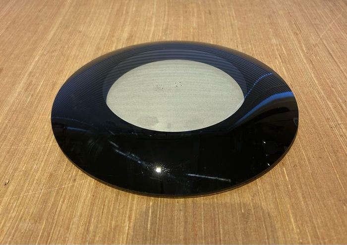 Black Glass Dome Shaped Photo Frame