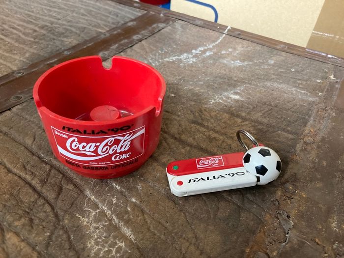Coca Cola Italia 1990 Set plastic