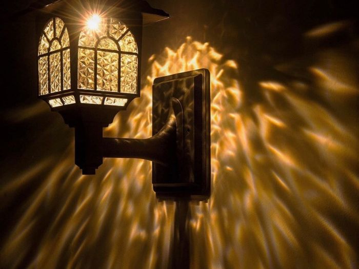 Solar Fence Lights Solar Lights Outdoor Garden LED Solar Powered Outdoor Wall Lights Waterproof Decor for Patio Yard Warm White 2 Pack