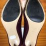 Hogl Ladies Court Shoes Maroon Patent Leather UK4 High Heels EUR37   S-E Image 9