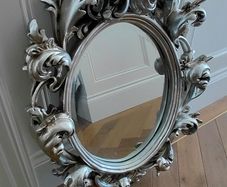 Silver Baroque Mirror