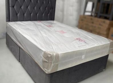 Hilton Divan Double & King Size Bed With Drawers Storage
