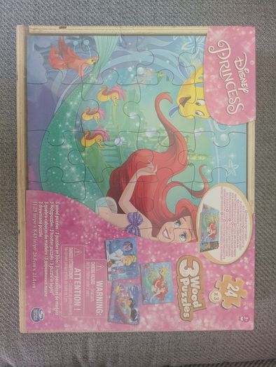 Disney Princess wooden puzzles BRAND NEW