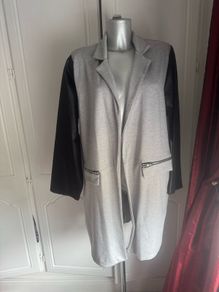 Grey Boohoo coat size UK18/20 EU46/48 Postage included
