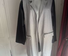 Grey Boohoo coat size UK18/20 EU46/48 Postage included