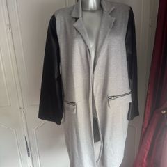 Grey Boohoo coat size UK18/20 EU46/48 Postage included