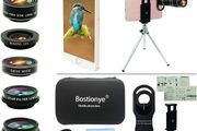 Cell Phone Camera Lens Kit,11 in 1 Universal 20x Telephoto Lens,0.63Wide Angle+15X Macro+198 Degree Fisheye+2X Telephoto+Kaleidoscope+CPL/Starlight/Eyemask/Tripod,for Most iPhone Smartphone (FREE POSTAGE)