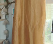 Golden Long Curtains
